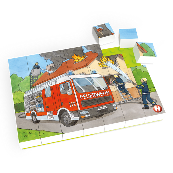 Hubelino Puzzle Vita In Fattoria | 35 Pezzi In Mattoncini | Compatibile Con Blocchi | Made In Germany | 4+ Anni