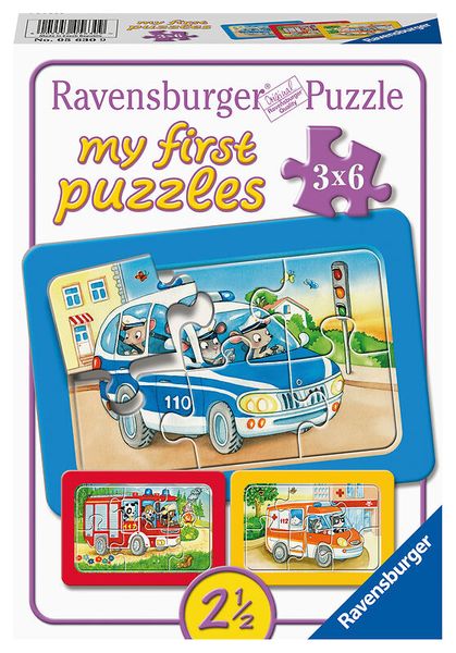 Ravensburger Puzzle - my first puzzles - 3 x 6 Teile (Gebraucht) in