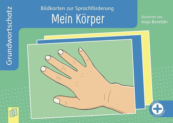 Bildkarten zur Sprachförderung: Grundwortschatz Mein Körper | Gejo
