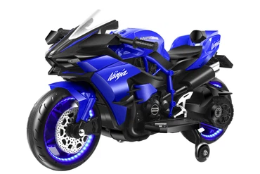 Elektro Kinder Motorrad Sport Bike R1800 2x 25W 12V/4.5Ah, Farbe: Blau