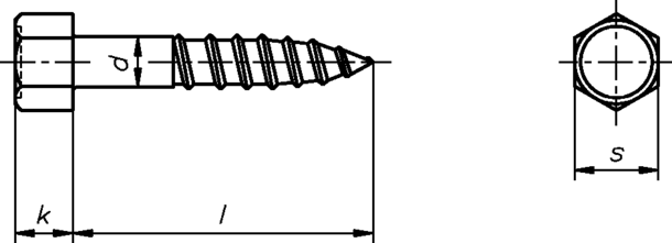 verzinkt 25 St/ück 12x240 mm DIN 571 - Schl/üsselschrauben Schraube Dresselhaus Sechskant-Holzschrauben