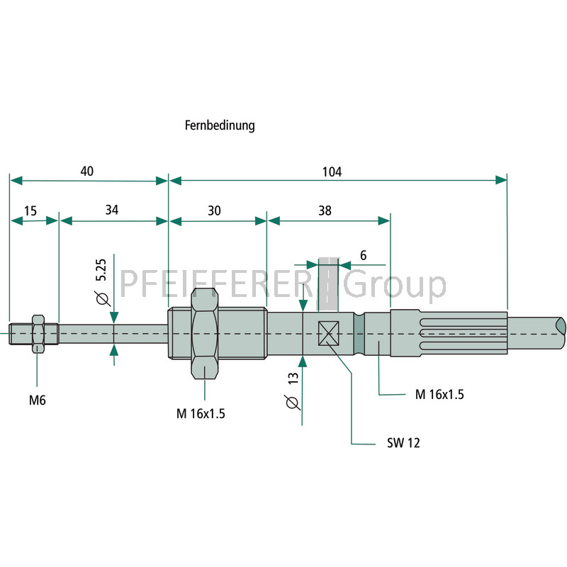 WALVOIL Seilzug 3000 mm V-Nr 4CAV703000
