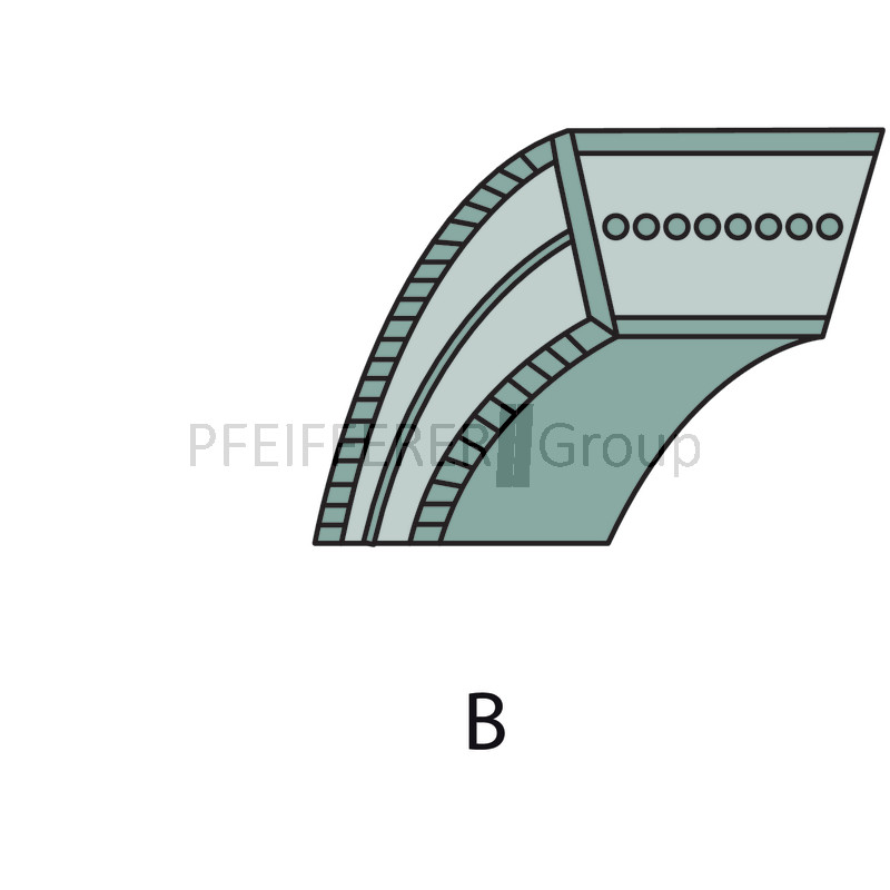 Keilriemen pas f Stiga V-Nr 9585-0099-01