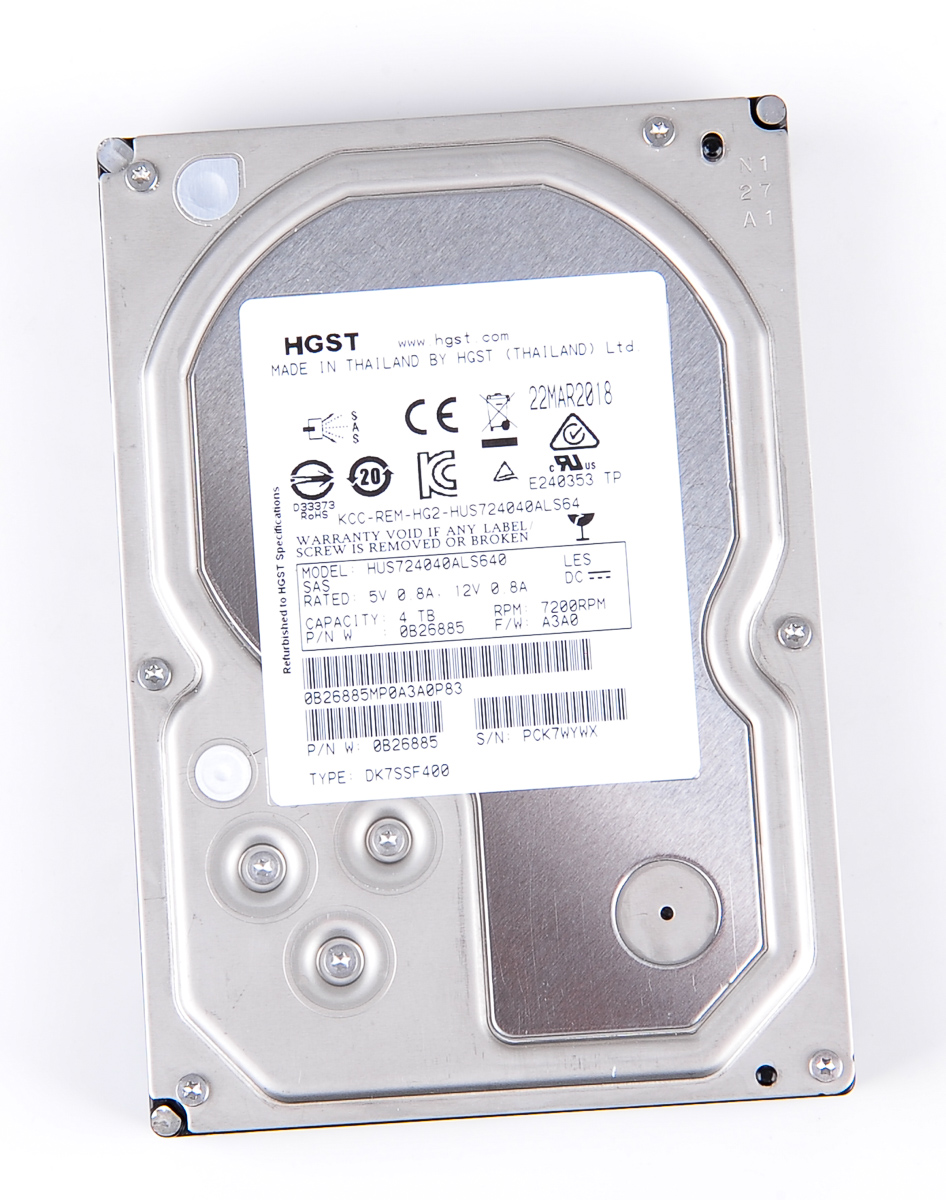 HGST Ultrastar 7K4000 4TB / 4000 GB 6G 7.2K SAS 3.5" Festplatte / Hard ...