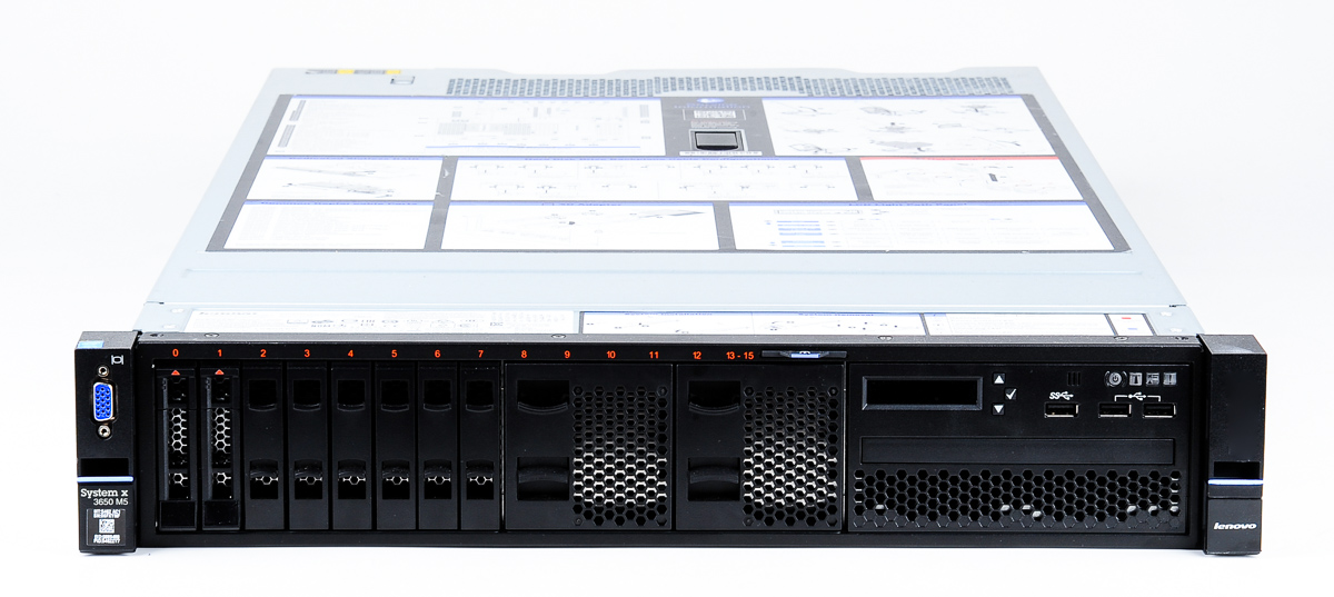 Lenovo System x3650 M5 Server 2x Xeon E52698v3 16Core 2.30 GHz, 16 GB