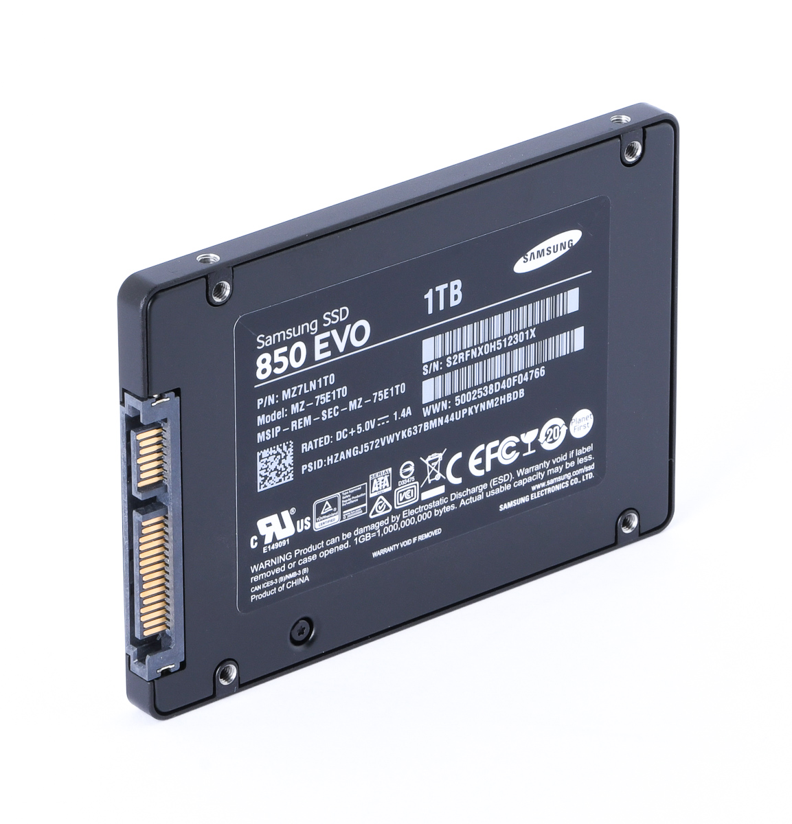 Samsung 850 EVO 1TB 6G SATA SSD 3D VNAND 2.5" HDD Hard Disk MZ75E1T0