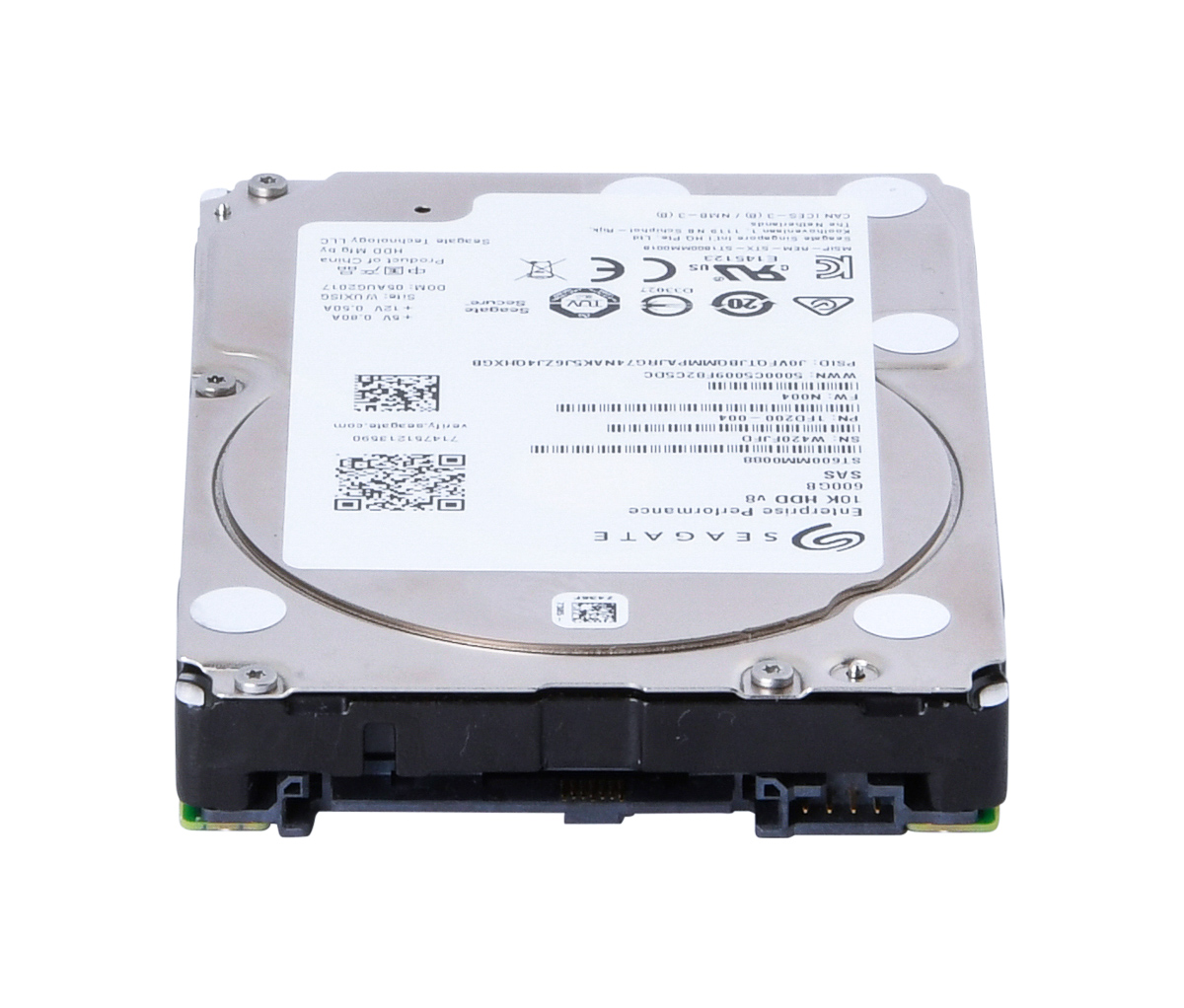 Seagate 10K.8 600GB 0.4oz 10K SAS 2.5 " SFF Hard Drive / Hard Disk ...