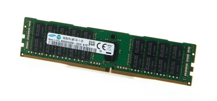 SAMSUNG 16GB 2Rx4 PC4-2400T-R DDR4 Registered Server-RAM Module R-DIMM REG  ECC - M393A2G40DB1-CRC