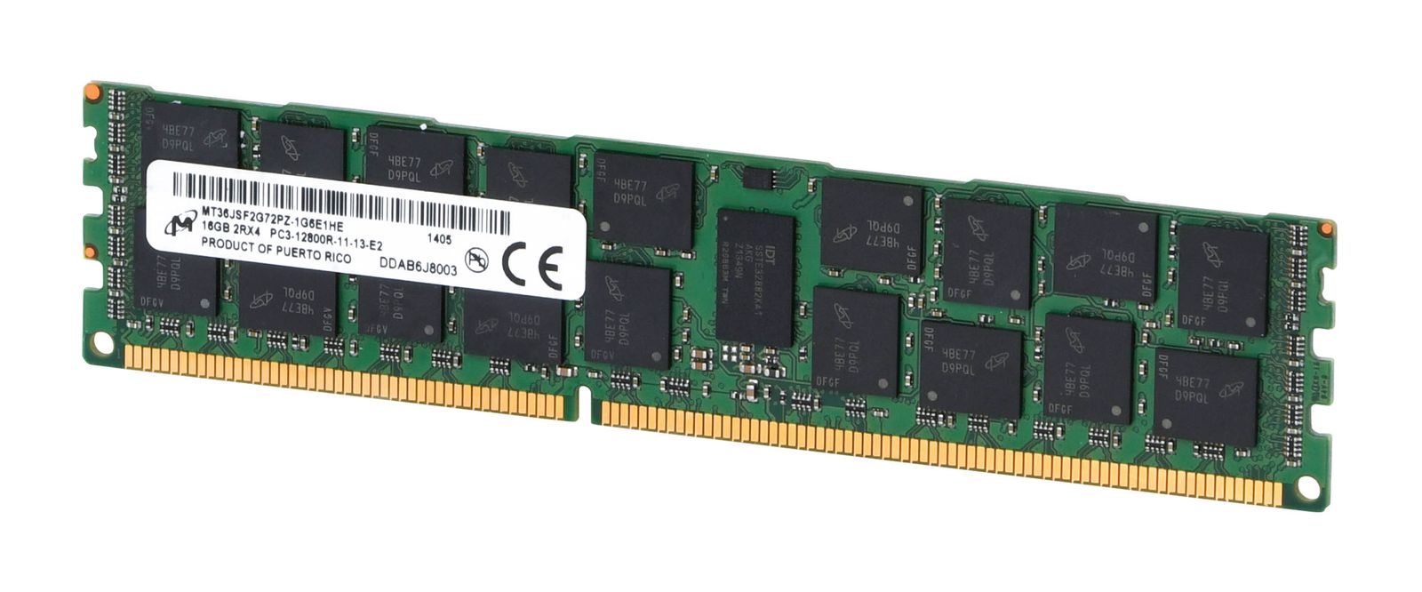 Micron 16GB 2Rx4 PC3-12800R DDR3 Registered Server-RAM