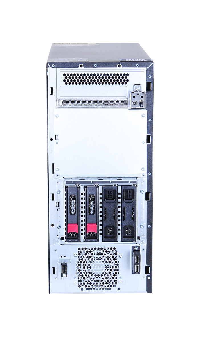 HPE ProLiant ML110 Gen10 front view drive bays
