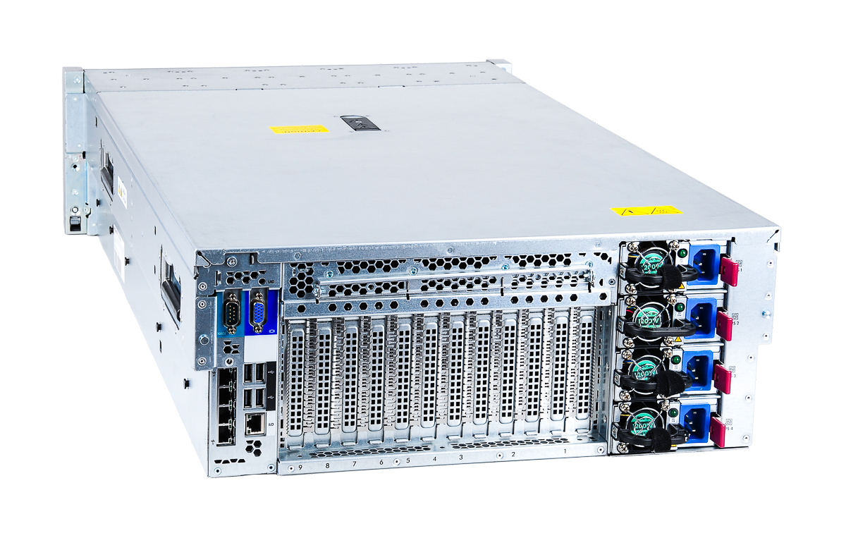 HPE ProLiant DL580 Gen9 V4 Ansicht Rückseite