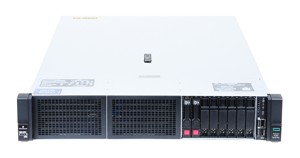 HPE ProLiant DL385 Gen10 Plus Rack Server Frontansicht