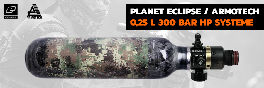 Planet Eclipse / Armotech 0,25 l 300 Bar HP Systeme