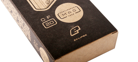 Planet Eclipse CF20 Magazin Verpackung.