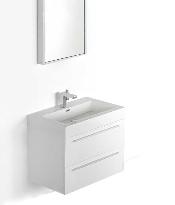 Badm&ouml;bel-Set T730 Wei&szlig; – Bild 1