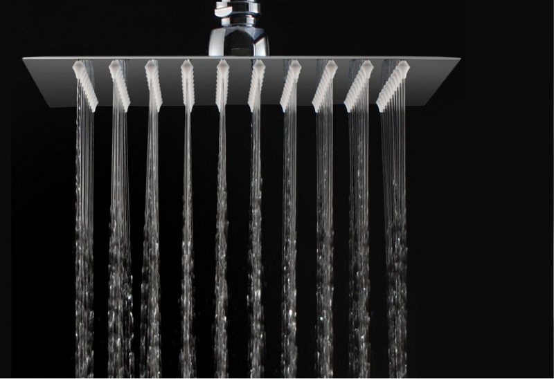 Regendusche Edelstahl-Duschkopf DPG2023 superflach - 20 x 20 cm – Bild 1