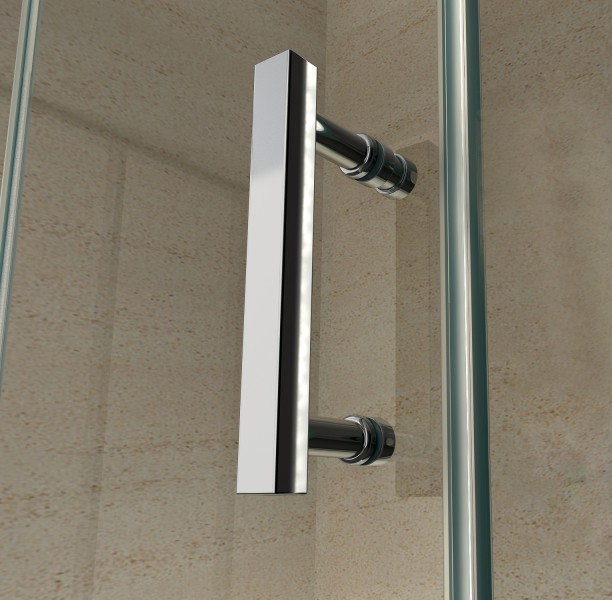 Duschkabine Eckdusche 8 mm Nano Echtglas EX416 - 90 x 90 x 195 cm – Bild 3