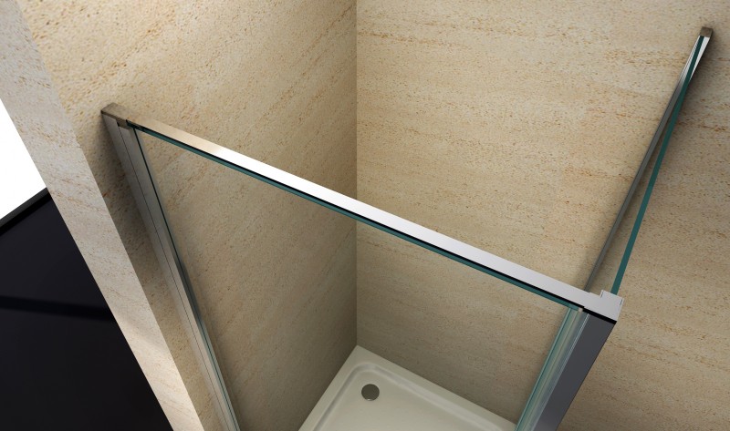 Duschkabine Eckdusche 8 mm Nano Echtglas EX416 - 90 x 90 x 195 cm – Bild 2