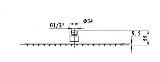 Design-Duschs&auml;ule Thermostat 4011 BASIC inkl. Handbrause - Auswahl Duschkopf rund – Bild 10