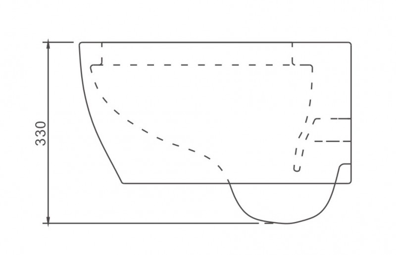 Sp&uuml;lrandloses Wand-H&auml;nge WC NANO NT2038 - inkl. Softclose-Deckel - kurze Ausf&uuml;hrung – Bild 7