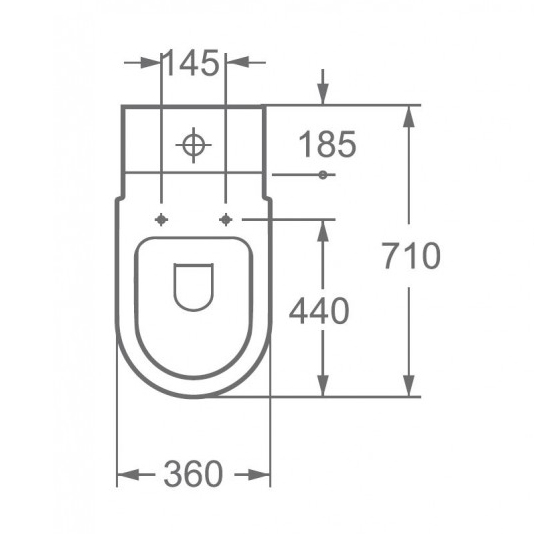Stand-WC mit Sp&uuml;lkasten CT1088 - Wasseranschluss unten - inkl. Soft-Close-Deckel – Bild 7