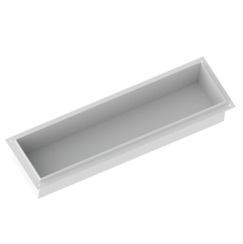 BERNSTEIN Wandnische aus Edelstahl BS156010 randlos - 15 x 60 x 10 cm - Farbe w&auml;hlbar – Bild 5