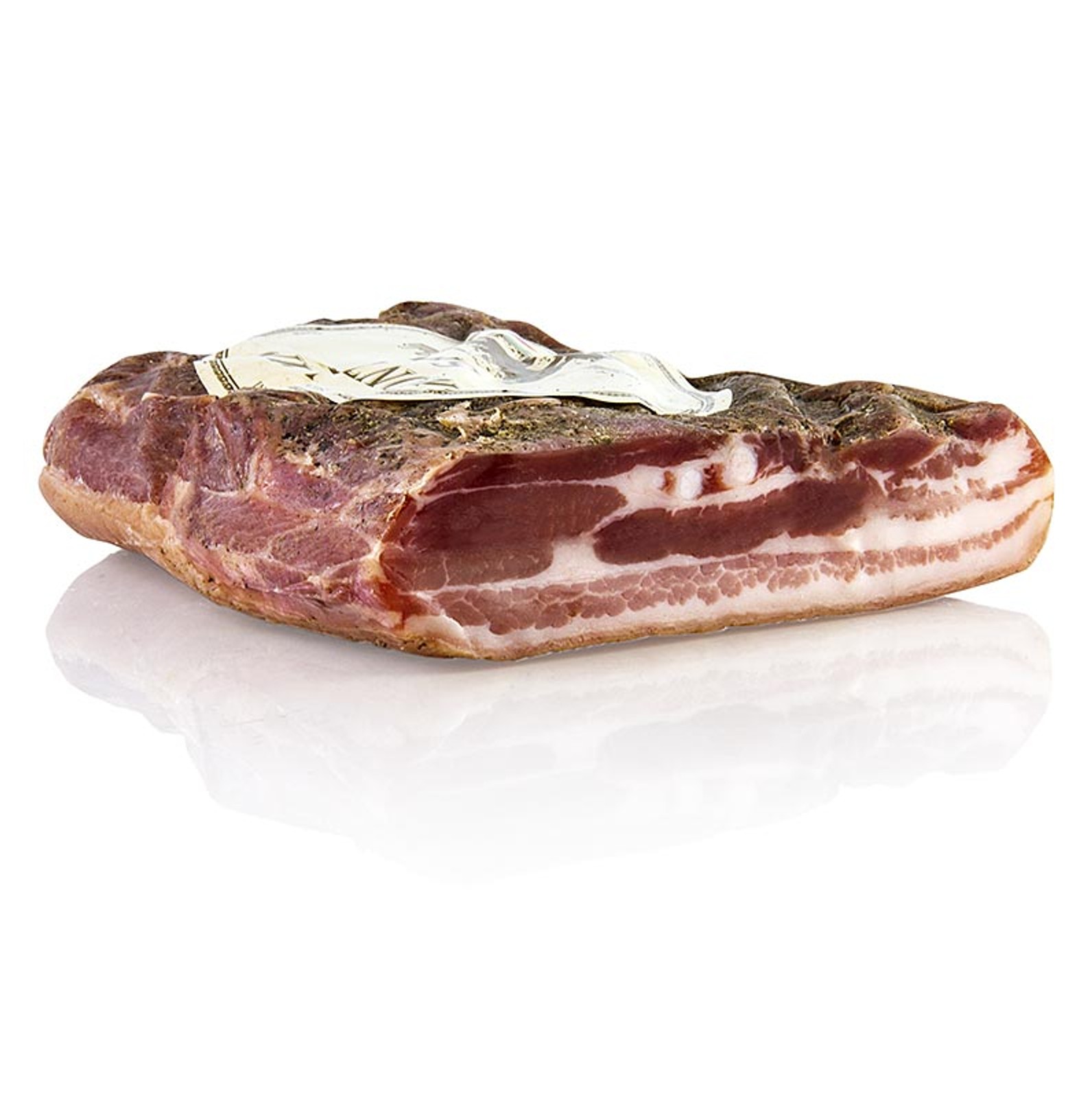 Pancetta durchwachsener Speck aus der Toscana, Montalcino Salumi, ca