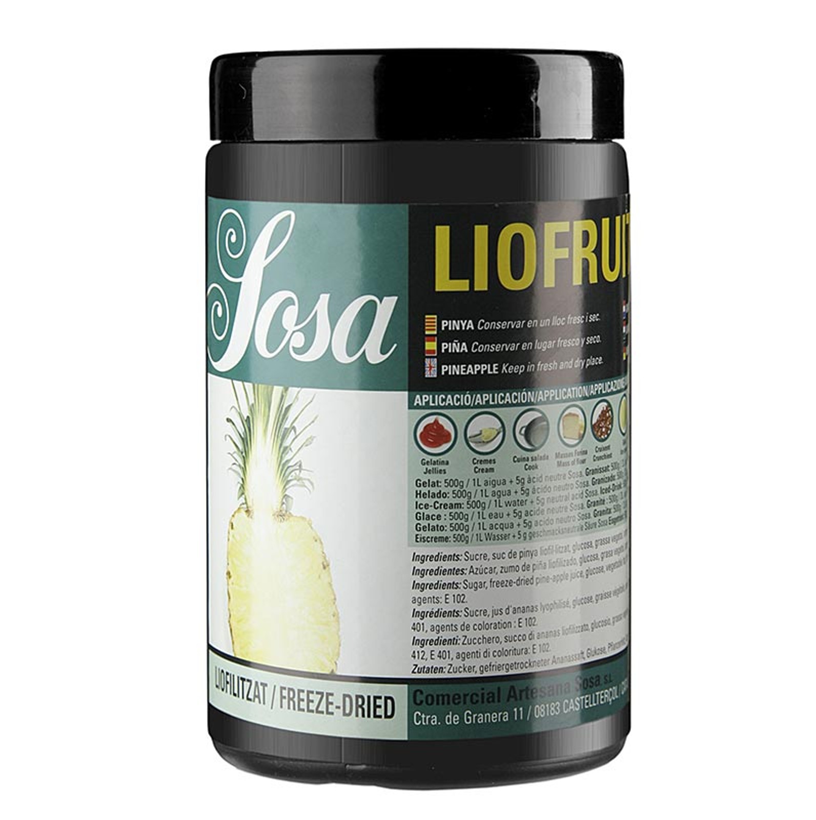 AnanasPulver, mit Zucker, 750g GEWÜRZE & ZUSÄTZE