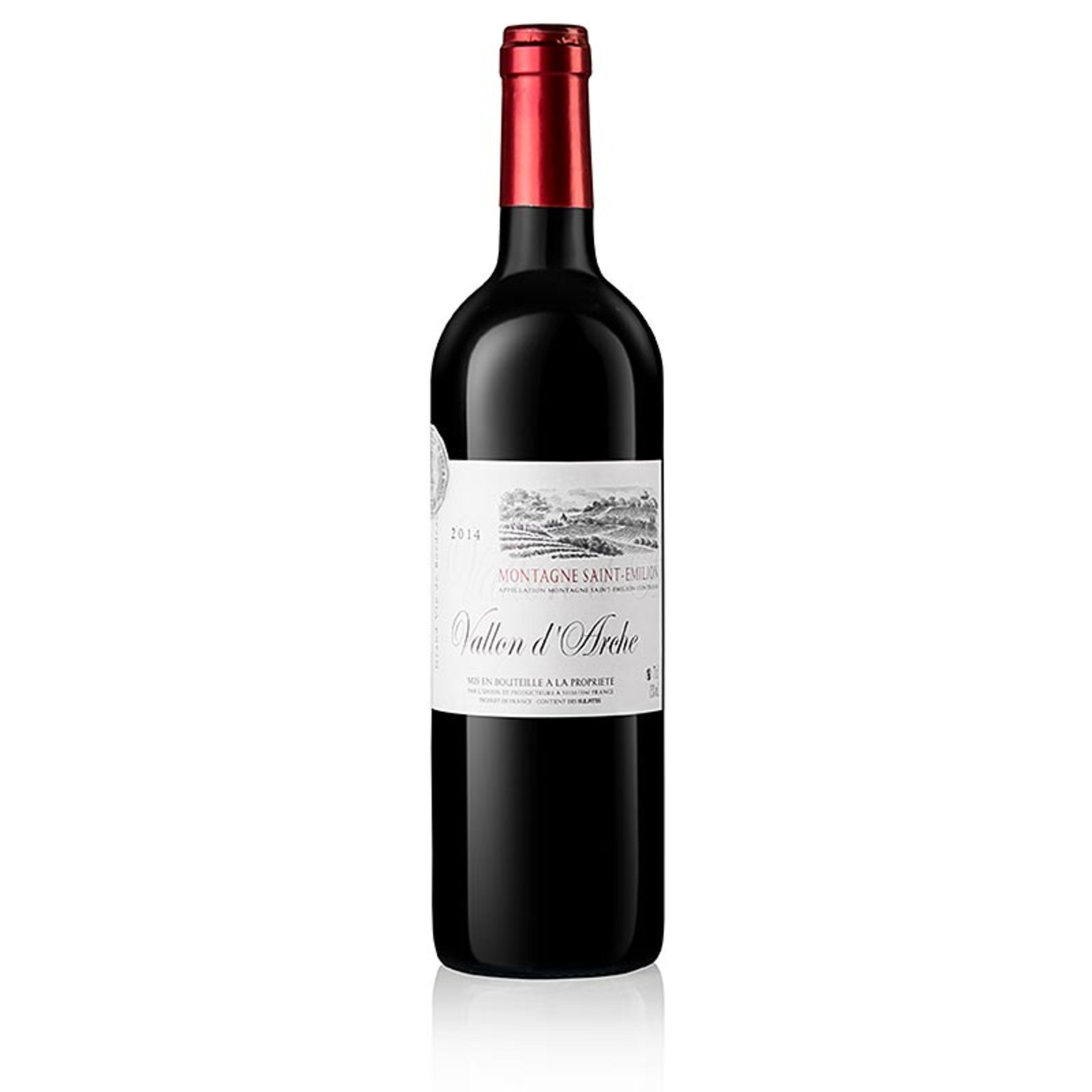2014er Chateau Vallon d´Arche, Montagne St. Emilion, trocken, 13 vol