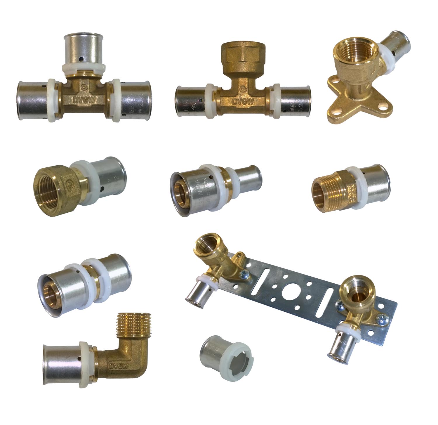 Pressfitting Fittings Press Verbundrohr DVGW Aluverbundrohr 16 20 26