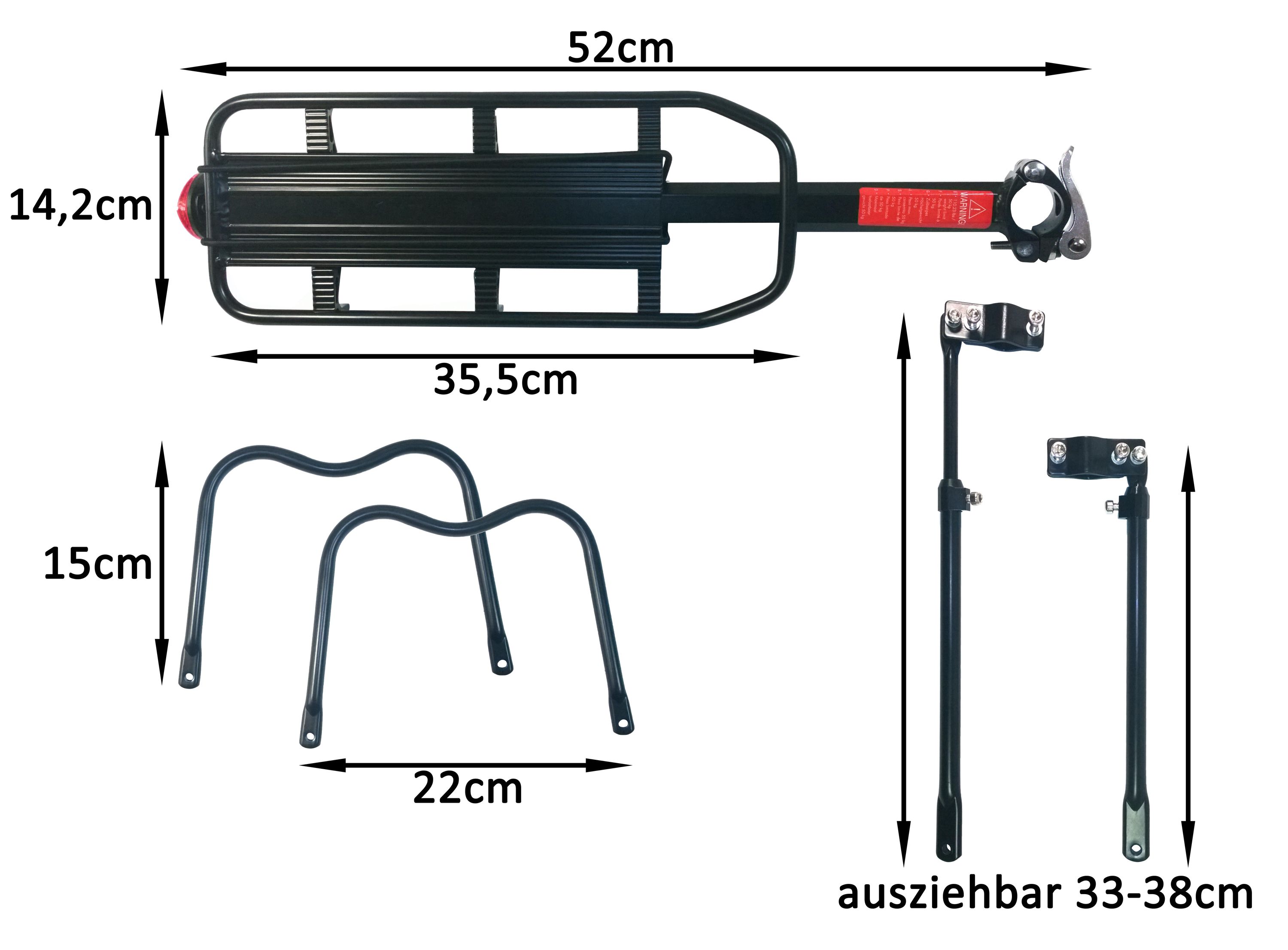 Fahrrad Sattelstütze Maße