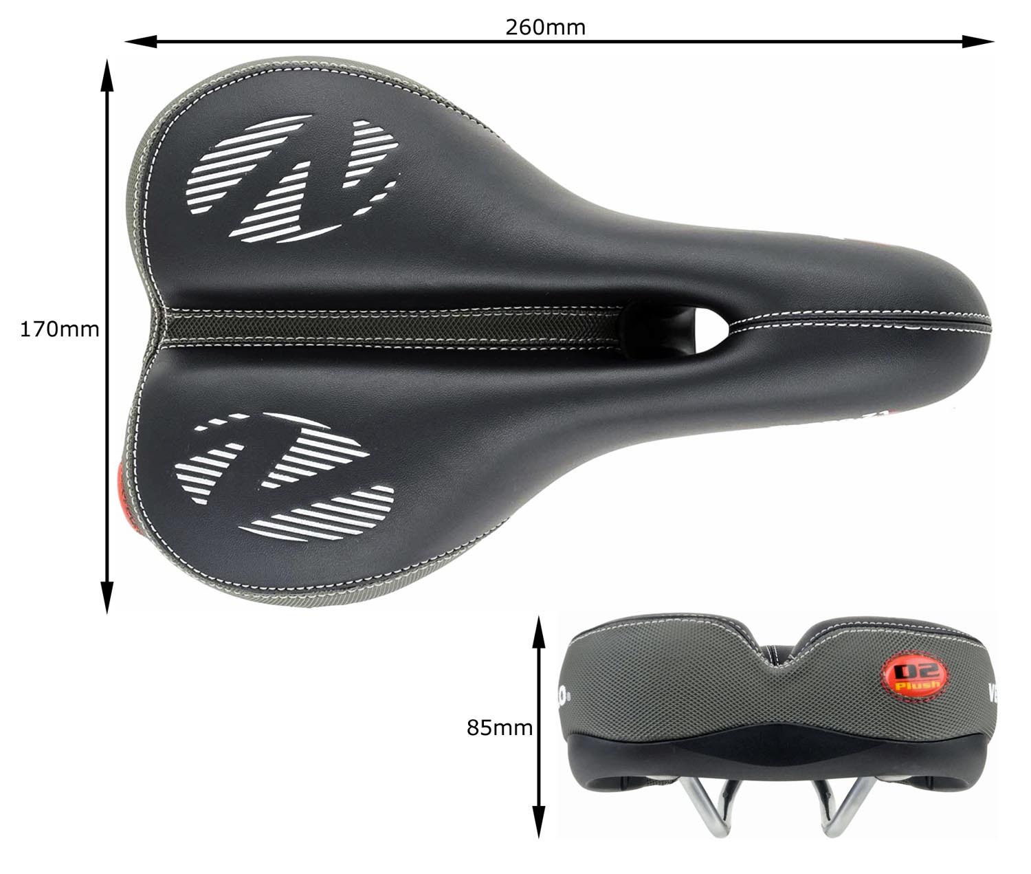 Fahrradsattel Velo Herren Trekking Sattel Tempo Z1 OZone 26x17cm | eBay