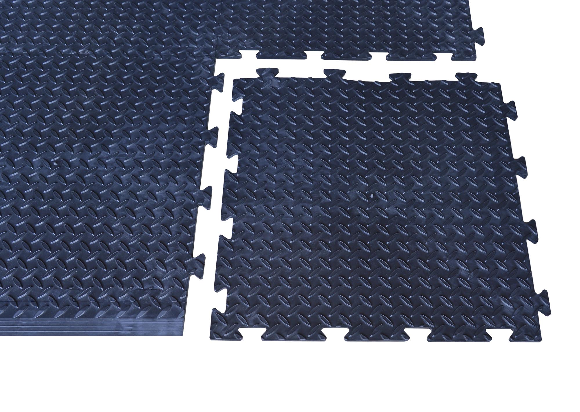 Gewerbeboden PVC Fliesen Raute 8mm Garagenboden Industrieboden Klick