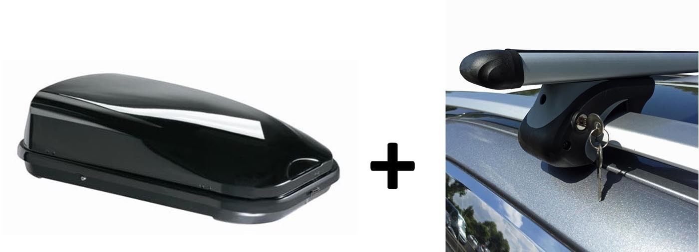 Caja de Techo JUFL320 Barras Aluminio para Opel Vectra B Caravan