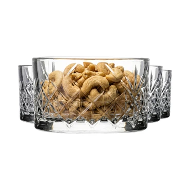 Pasabahce Timeless Glasschale 210 ml (7 1/4 oz) - 4-teiliges Set