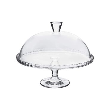 Pasabahce Servierplatte Elegantes Transparent Patisserie-Set