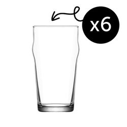 LAV Noniq Biergläser – 570 ml (19 1/4 oz), 6er Set