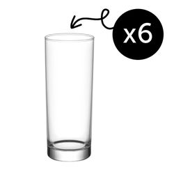 LAV Liberty Longdrinkgläser – 360 ml (12 1/4 oz), 6er Set