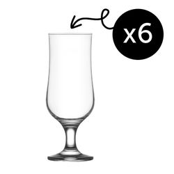 LAV Nevakar Biergläser – 385 ml (13 oz), 6er Set