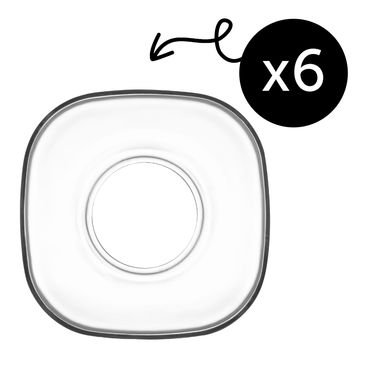 LAV Zen Teeteller 139 mm - 6er Set