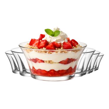 LAV Truva Glasschalen - 310 ml (10 1/2 oz) - 6er Set