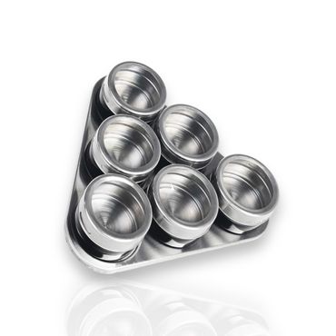 Schäfer Gewürzdosen-Set – 7-teilig, Farbe: Schwarz