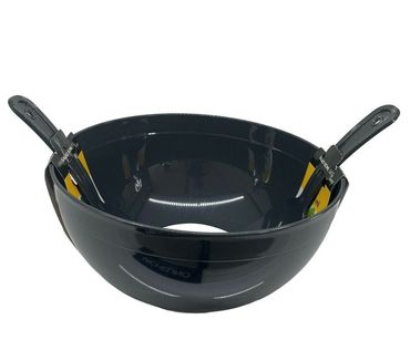 Michelino 3-tlg. Salatschüssel-Set 5500ML Henry, Farbe: Grau