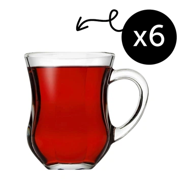 Pasabahce Dem Teeglas - 140 ml, 6er Set