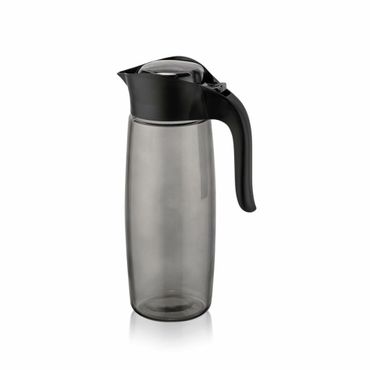 Michelino Tanja Karaffe Riffel&-Klarglas Anthrazit 1,6L, Volumen: 1.6L, Farbe: Anthrazit