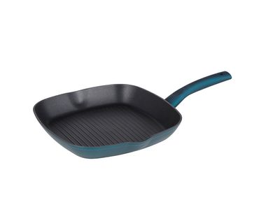 Michelino Nora Grillpfanne 28x28cm, 24x24 cm, Farbe: Petrol