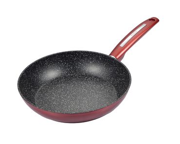 Schäfer Metallic Red Bratpfanne Ø 20cm -24cm-28 cm, Durchmesser: 20cm, Farbe: Rot