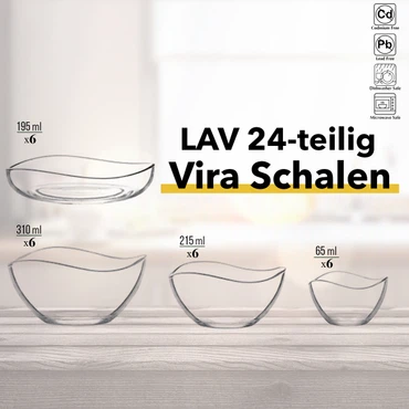 LAV 24-teiling Vira Schalen Set