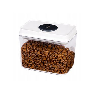 CRALEX Nesta rechteckige Lebensmittelbehälter, (1,4 I ml / 2,2 l / 2,9 l), Volumen: 1400ml, Farbe: Weiß