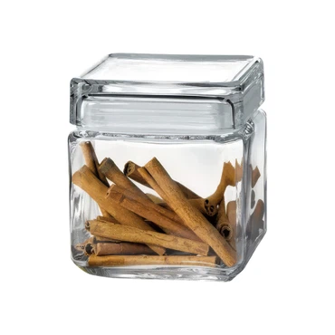 Pasabahce Landmark Glas-Vorratsdose Quadratisch - 750 ml, Volumen: 750ml